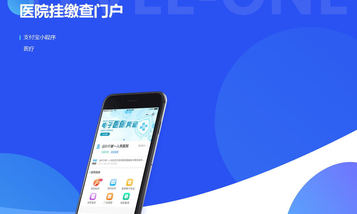 医院挂缴查门户案例封面