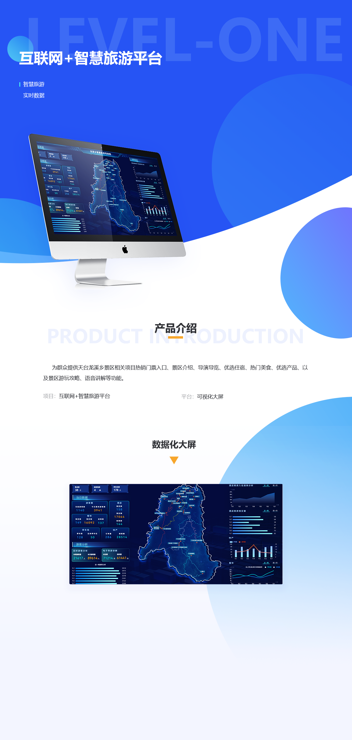 互联网+智慧旅游平台案例展示图