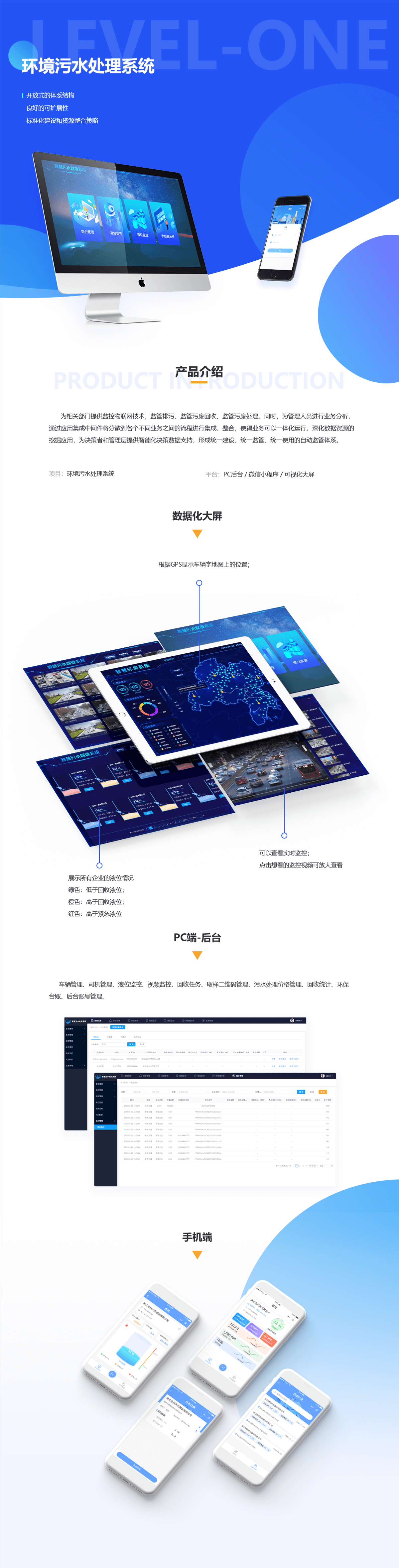 环境污水处理系统案例展示图
