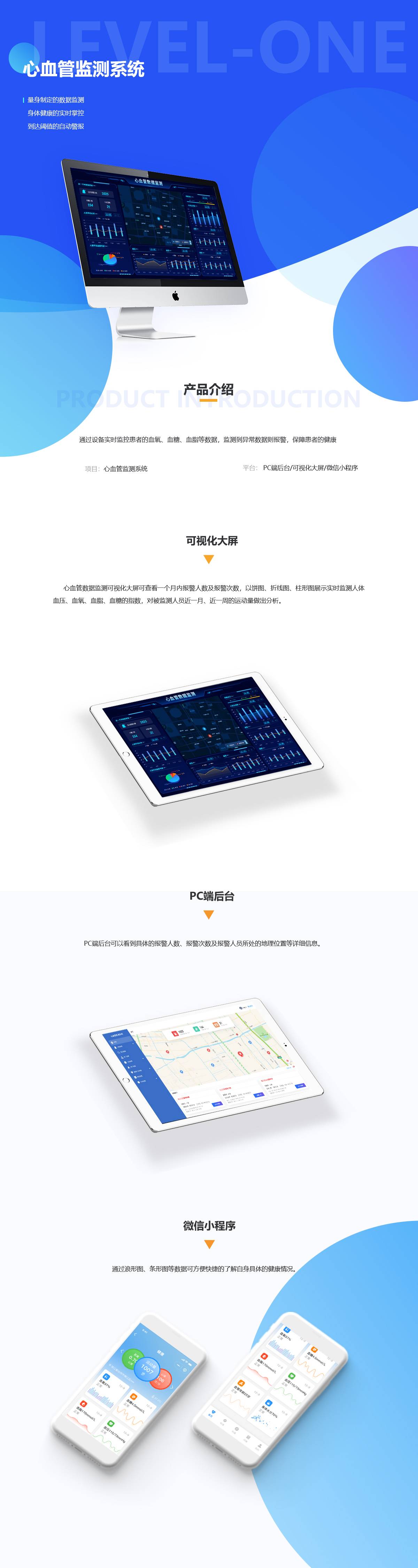 心血管监测系统案例展示图