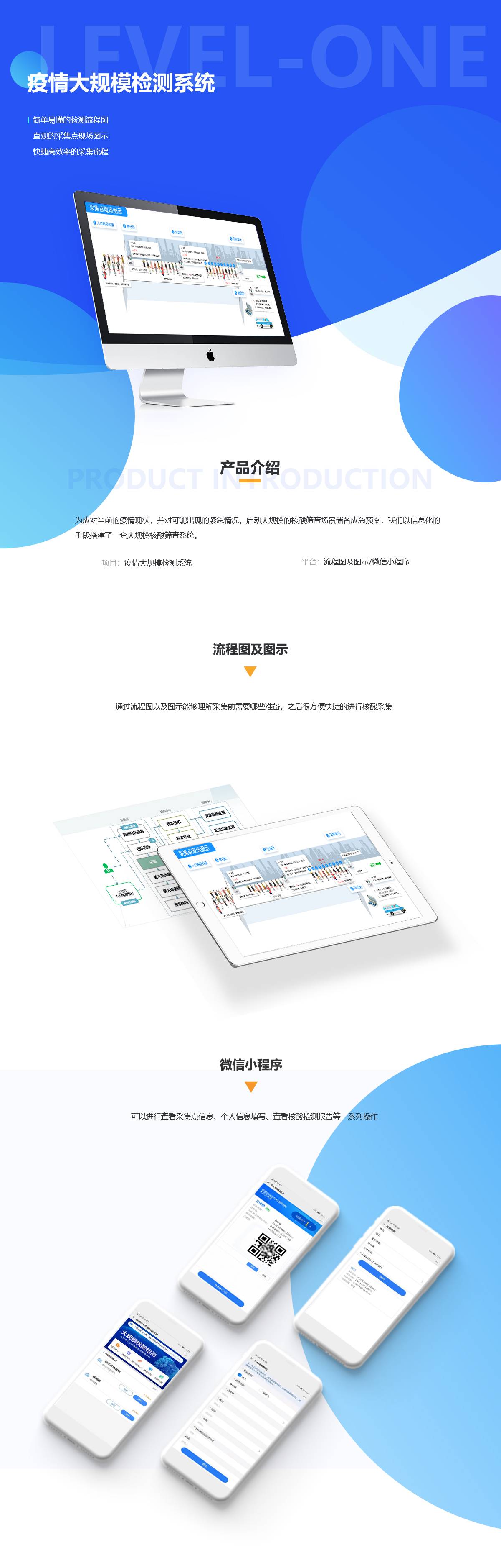 疫情大规模检测系统案例展示图