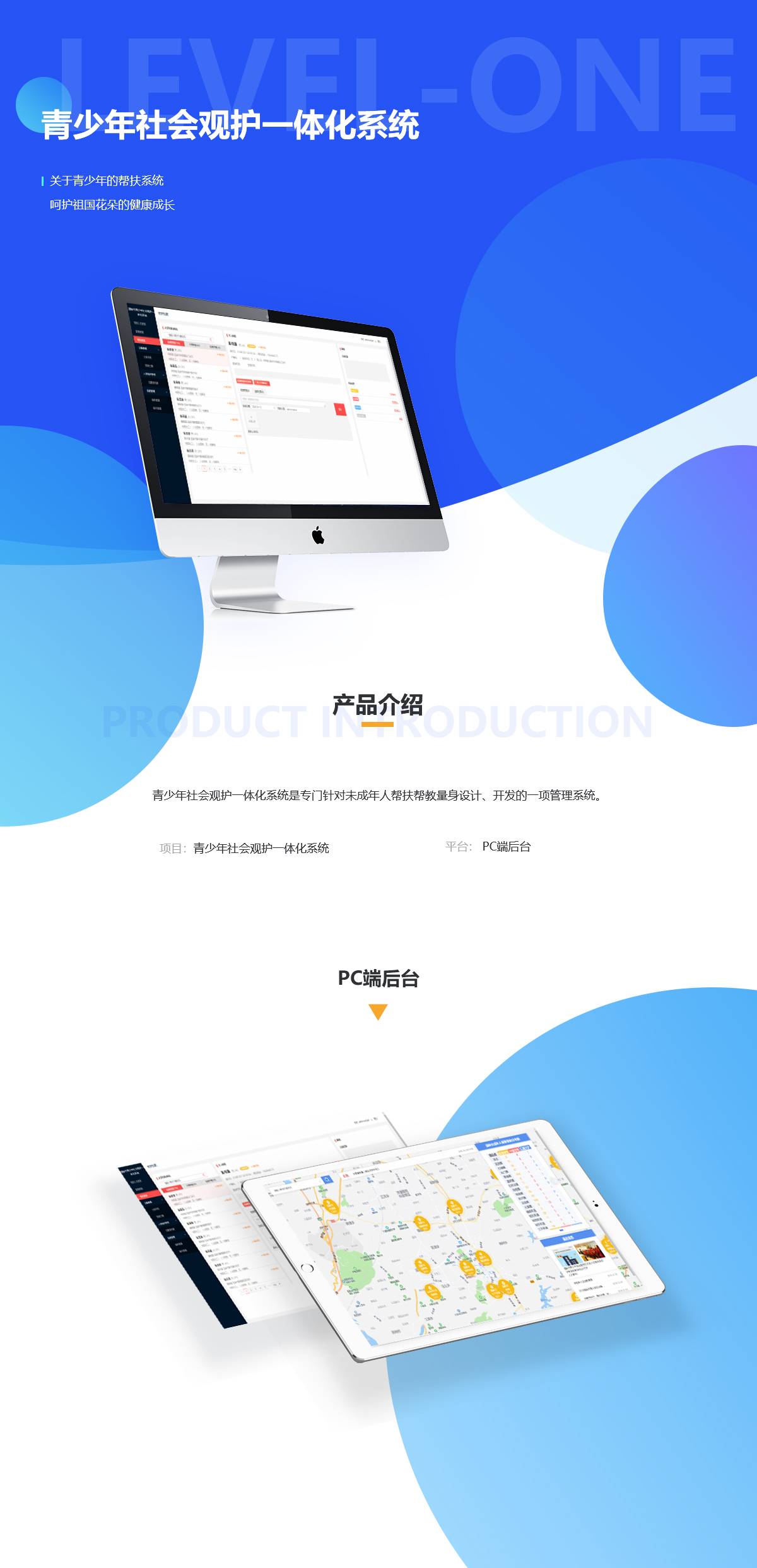 青少年社会观护一体化系统案例展示图