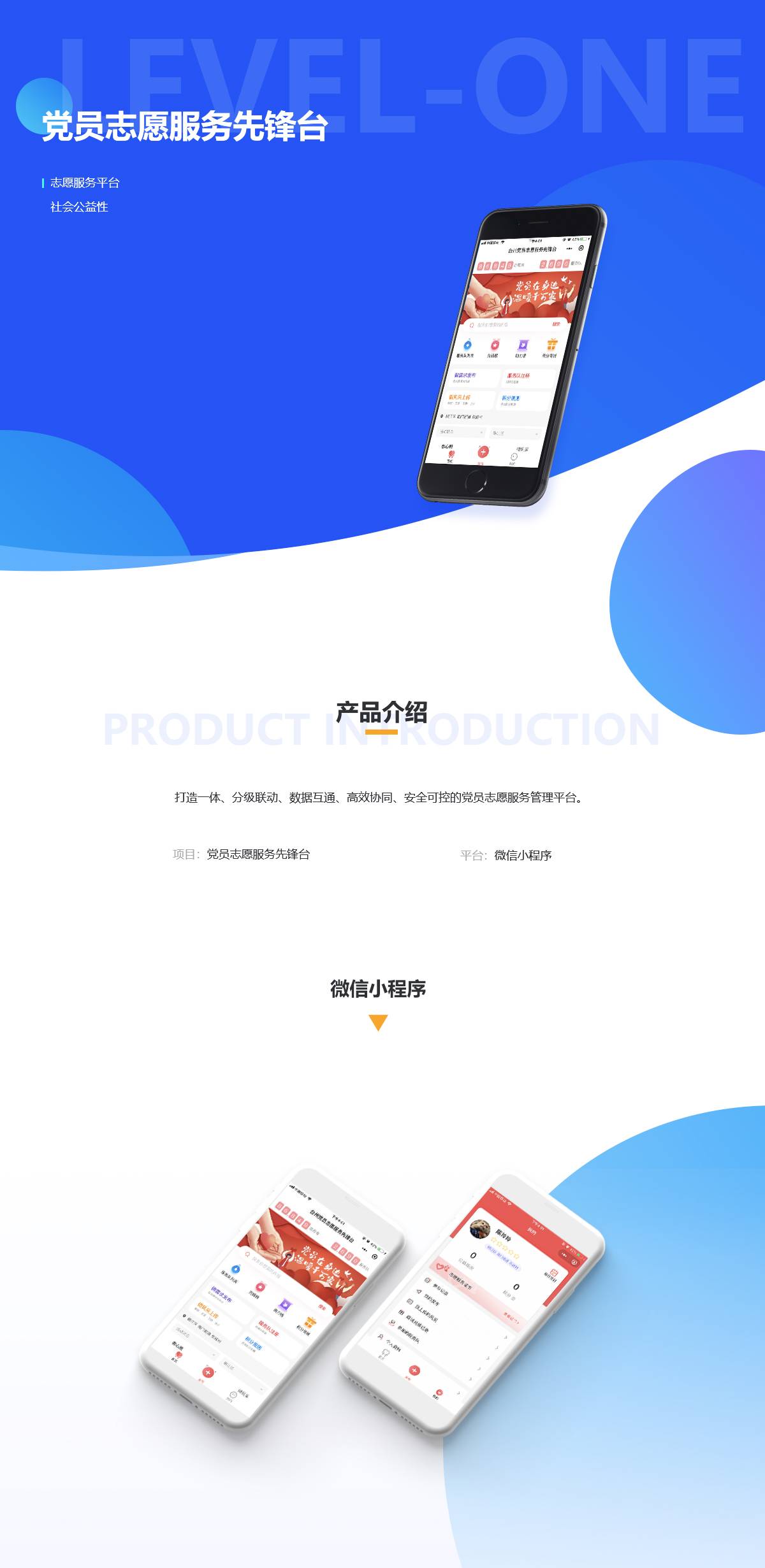 党员志愿服务先锋台案例展示图