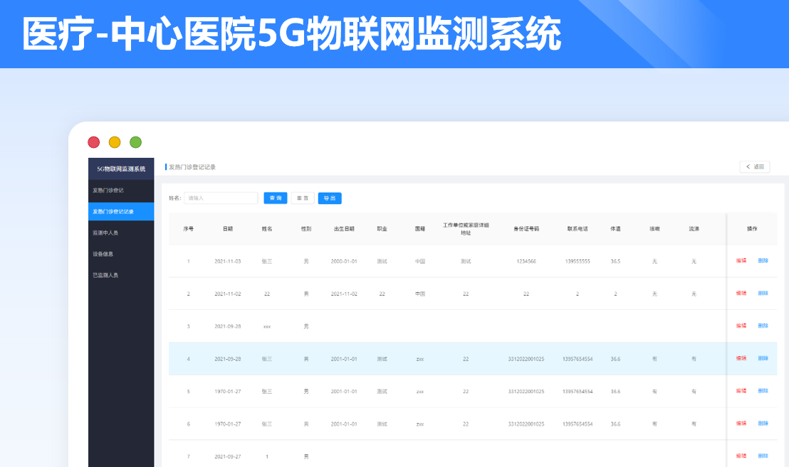 中心医院5G物联网监测系统案例封面