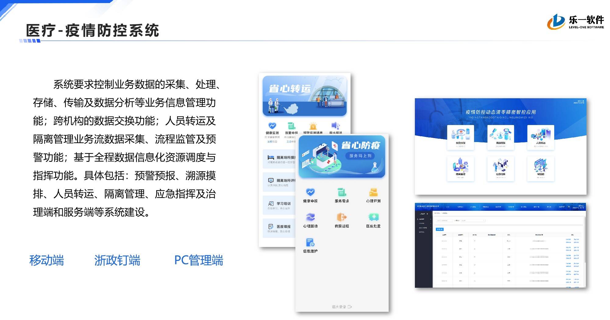 疫情防控系统案例展示图