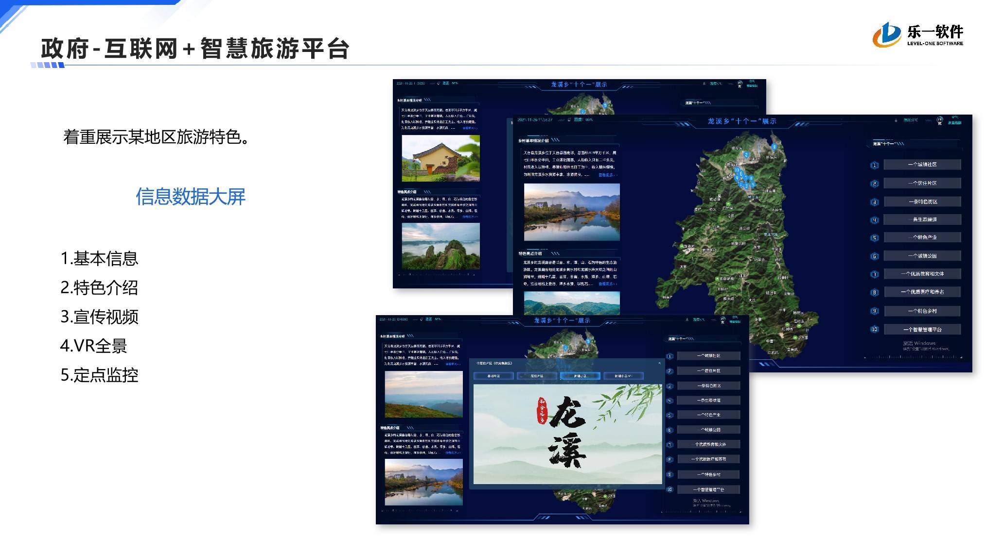 互联网+智慧旅游平台案例展示图