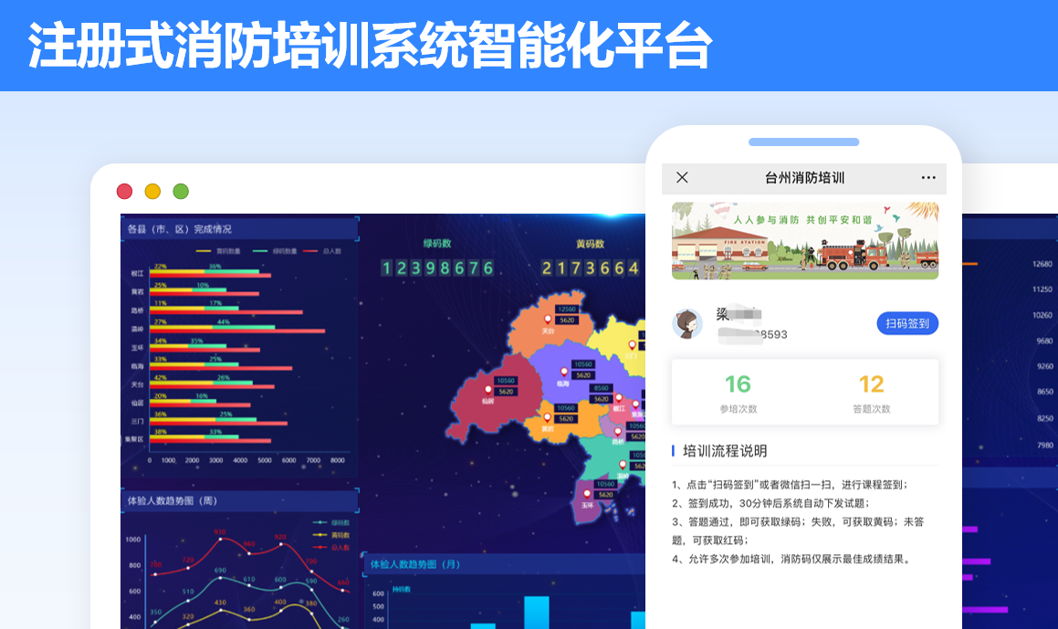 注册式消防培训系统智能化平台案例封面
