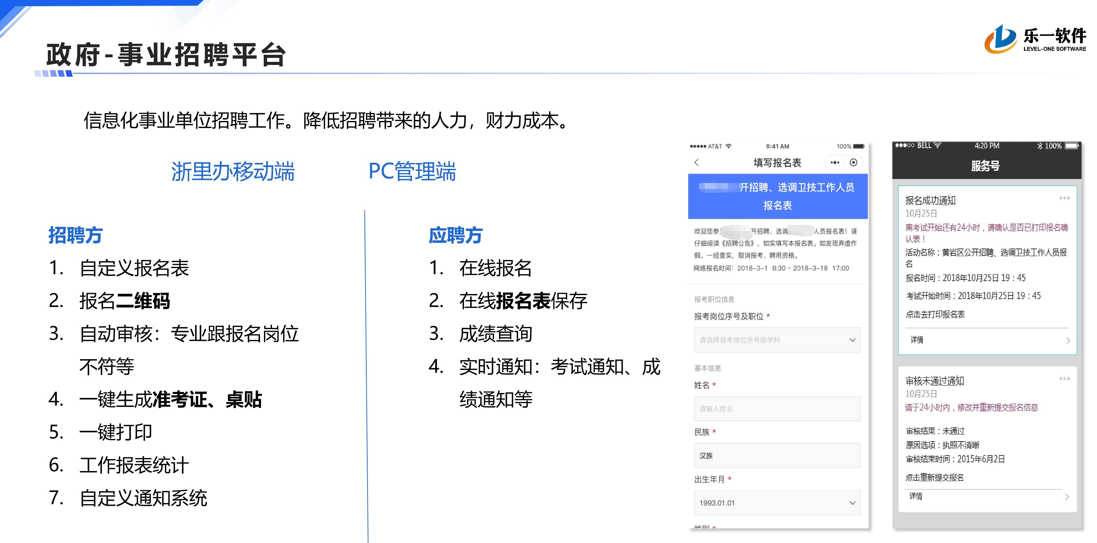 事业招聘平台案例展示图
